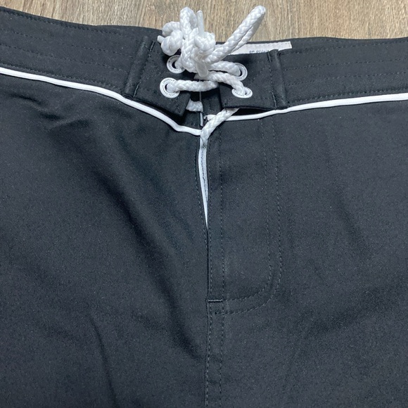Penguin By Munsingwear Men’s Swim Board Shorts Black Size 29 - Picture 2 of 6